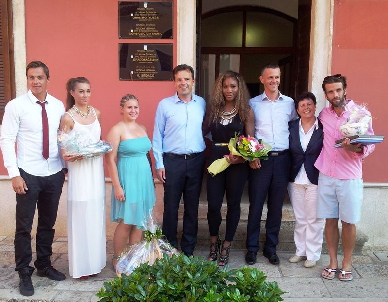 Najbolju svjetsku tenisačicu primili su istarski župan Valter Flego i gradonačelnik Novigrada Anteo Milos
