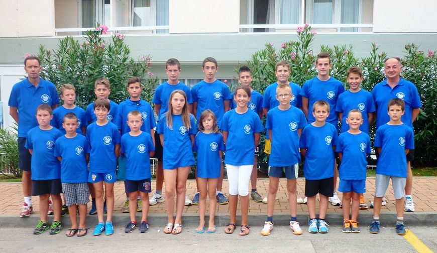 Polaznici boćarskog kampa IBS-a 2014. s trenerima