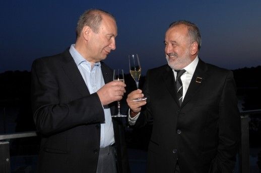 Danko Končar i Mirko Cetinski u danima prijateljstva i poslovne suradnje