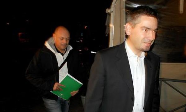 Glavni tajnik Giovanni Sponza i predsjednik stranke Boris Miletić