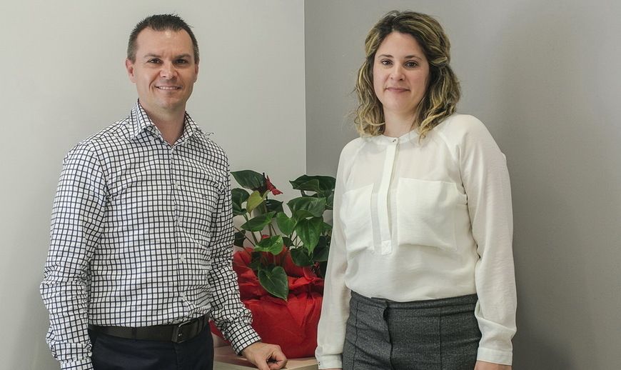 Jasmin Šabić i Tamara Šolaja Hrvatin, referent za ugovaranje na području Labinštine