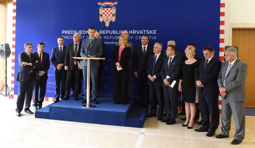 Hrvatski župani u Uredu predsjednice