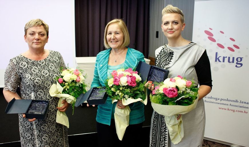 Vesna Grubešić, Katica Hauptfeld i Irena Orlović (foto: Jutarnji list)