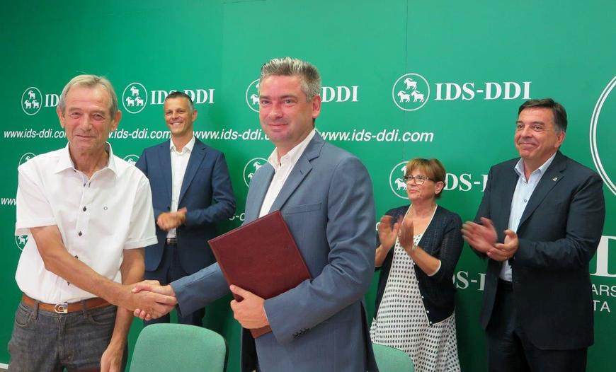 Sporazum su potpisali predsjednici IDS-a i ISU-a Boris Miletić i Zdenko Pliško