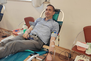 Buić darovao krv i pohvalio dobar odaziv mladih na akciji u Medulinu