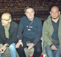 Istrani na koncertu Swansa: Zoran Milevoj, Kristian Stepčić Reisman i Davor Tominović (foto: posjetiteljica)