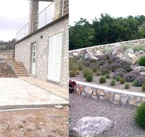 Kuća za odmor u naselju Kosi: prije i poslije uređenja okoliša