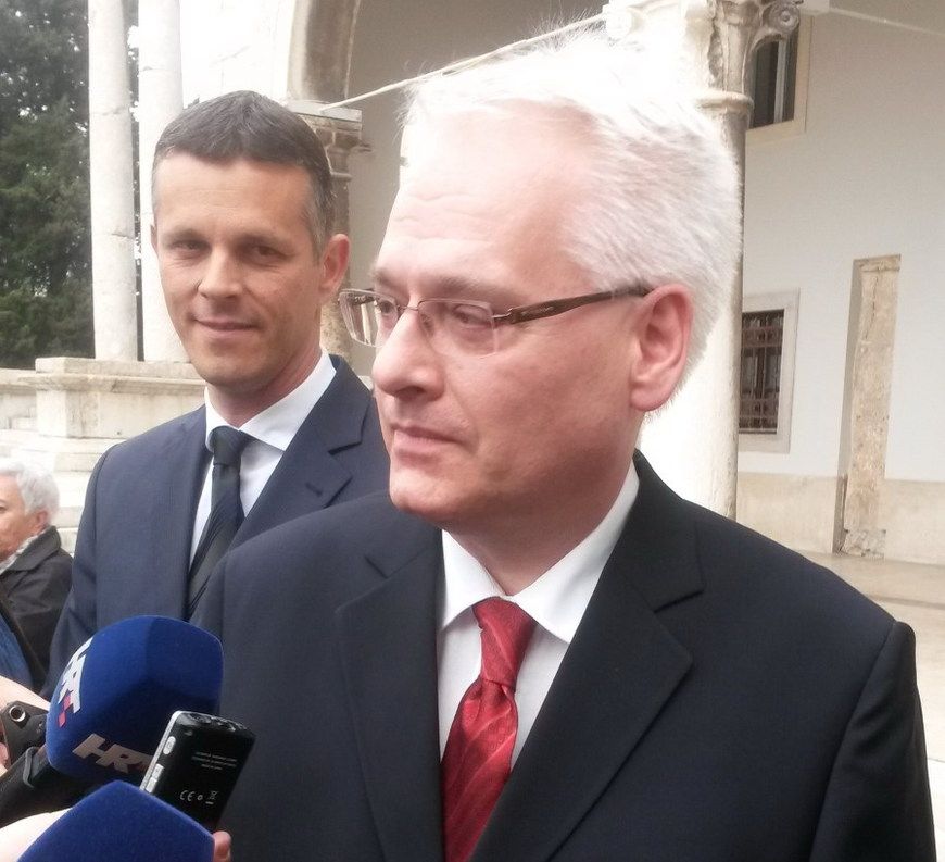 Župan Valter Flego i predsjednik RH Ivo Josipović