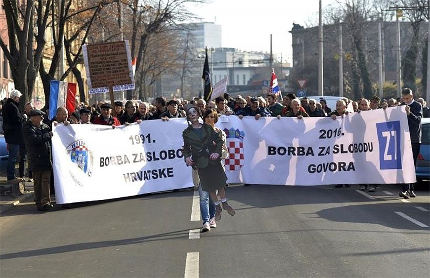 Prosvjed u Savskoj (Foto: Dnevnik.hr)